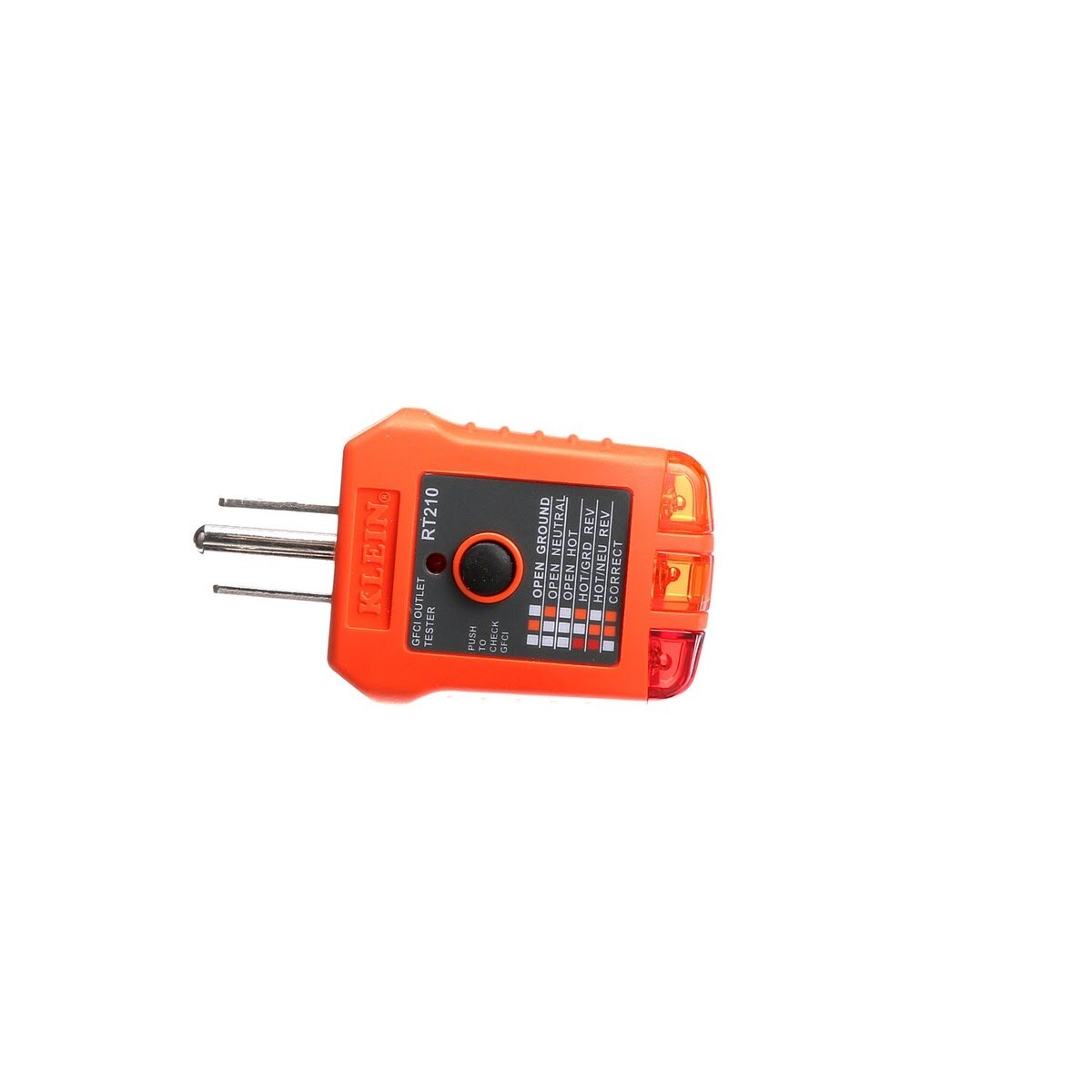 Klein ET45VP AC/DC Voltage and GFCI Receptacle Outlet Test Kit (2 Piece) - 9