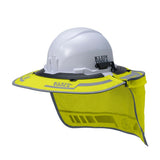Klein FR03010HIVIS Flame-Resistant Full-Brim Hard Hat Sombrero Sun Shade Hi-Vis Yellow (1 Each)
