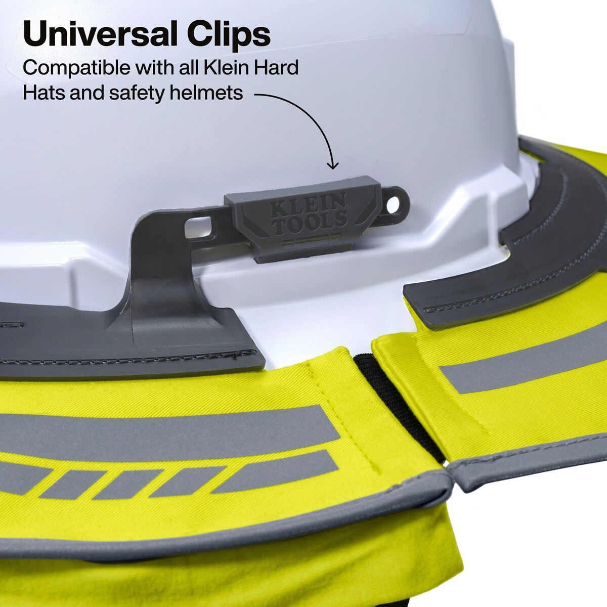 Klein FR03010HIVIS Flame-Resistant Full-Brim Hard Hat Sombrero Sun Shade Hi-Vis Yellow (1 Each) - 2