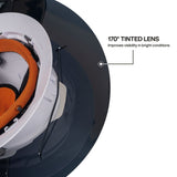 Klein FR03011 Flame-Resistant Sombrero Hybrid Brim for Full Brim Hard Hats with Removable Neck Shade - 3