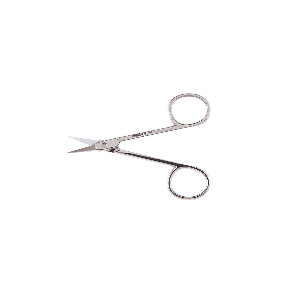 Klein G103C Embroidery Scissor, Fine Point. Curved Blade