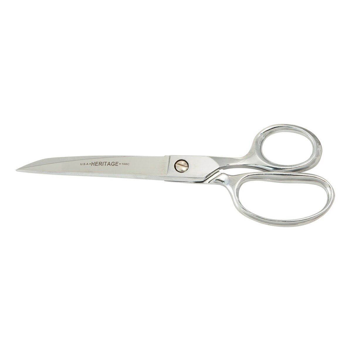 Klein G108C Straight Trimmer with Curved Blades, 8-Inch