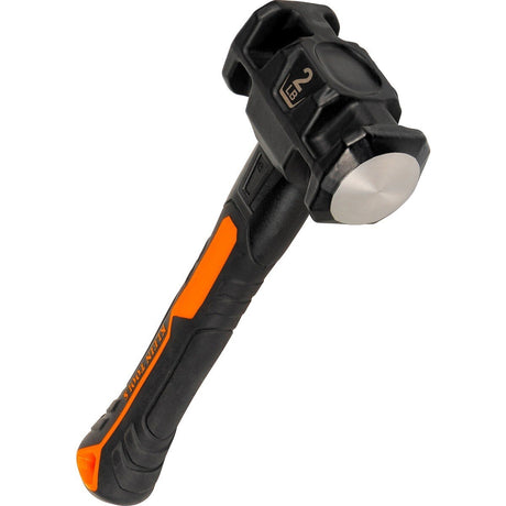 Klein H80692 Fiberglass Handle Drilling Hammer, Smooth Face, Overstrike Protection (2 lb)