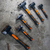 Klein H80692 Fiberglass Handle Drilling Hammer, Smooth Face, Overstrike Protection (2 lb) - 6