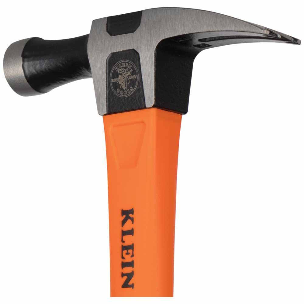 Klein H80718 Straight-Claw Hammer, 18 oz, 15" - 2