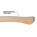 Klein H80922H 22 oz Milled Face Hickory Handle Claw Hammer with Magnetic Nail Starter - 5