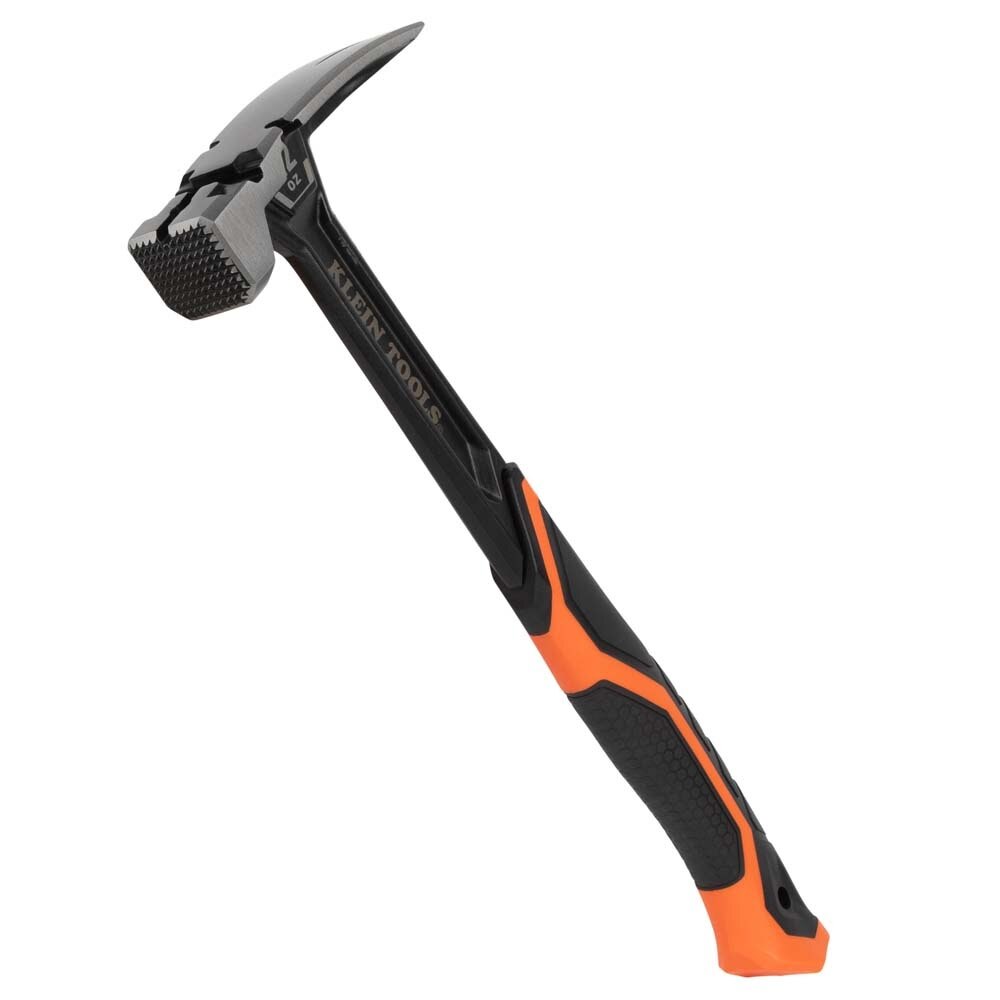 Klein H80922SM Milled Face Steel Claw Hammer, 22-Ounce