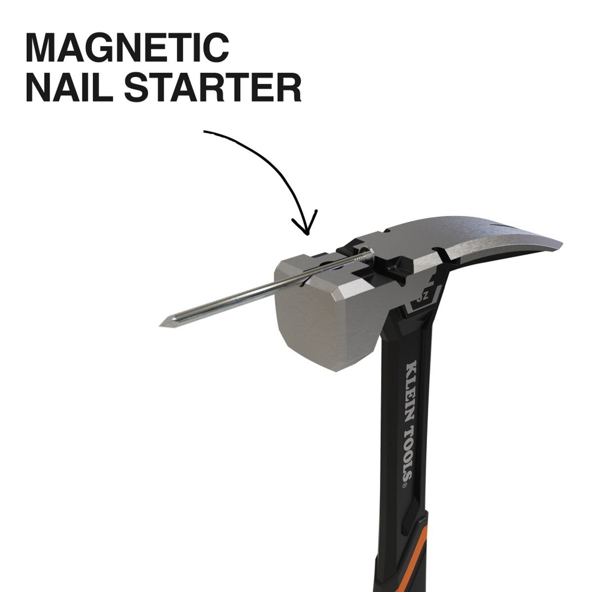 Klein H80922S Smooth Face Steel Hammer, 22-Ounce - 3