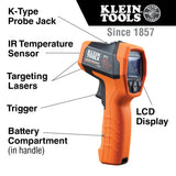 Klein IR10 Dual-Laser Infrared Thermometer, 20:1 - 9