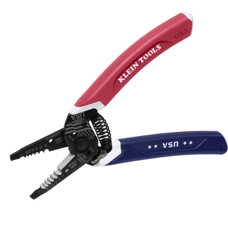 Klein K11095250 250th Edition Wire Stripper Cutter for 8-20 AWG Wire 7.35" Long Made in USA