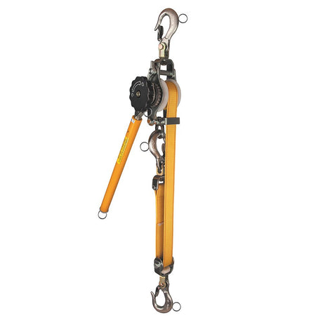Klein KN1500PEXH Web-Strap Ratchet Hoist with Hot Rings