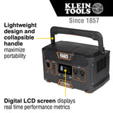 Klein KTB500 Portable Power Station, 500W - 5