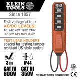 Klein NCVT3PKIT Dual Range NCVT and AC/DC Voltage Tester Electrical Test Kit - 3