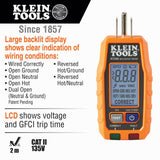 Klein RT250KIT Premium Dual-Range NCVT and GFCI Receptacle Tester Electrical Test Kit (4 x AAA Batteries) - 2