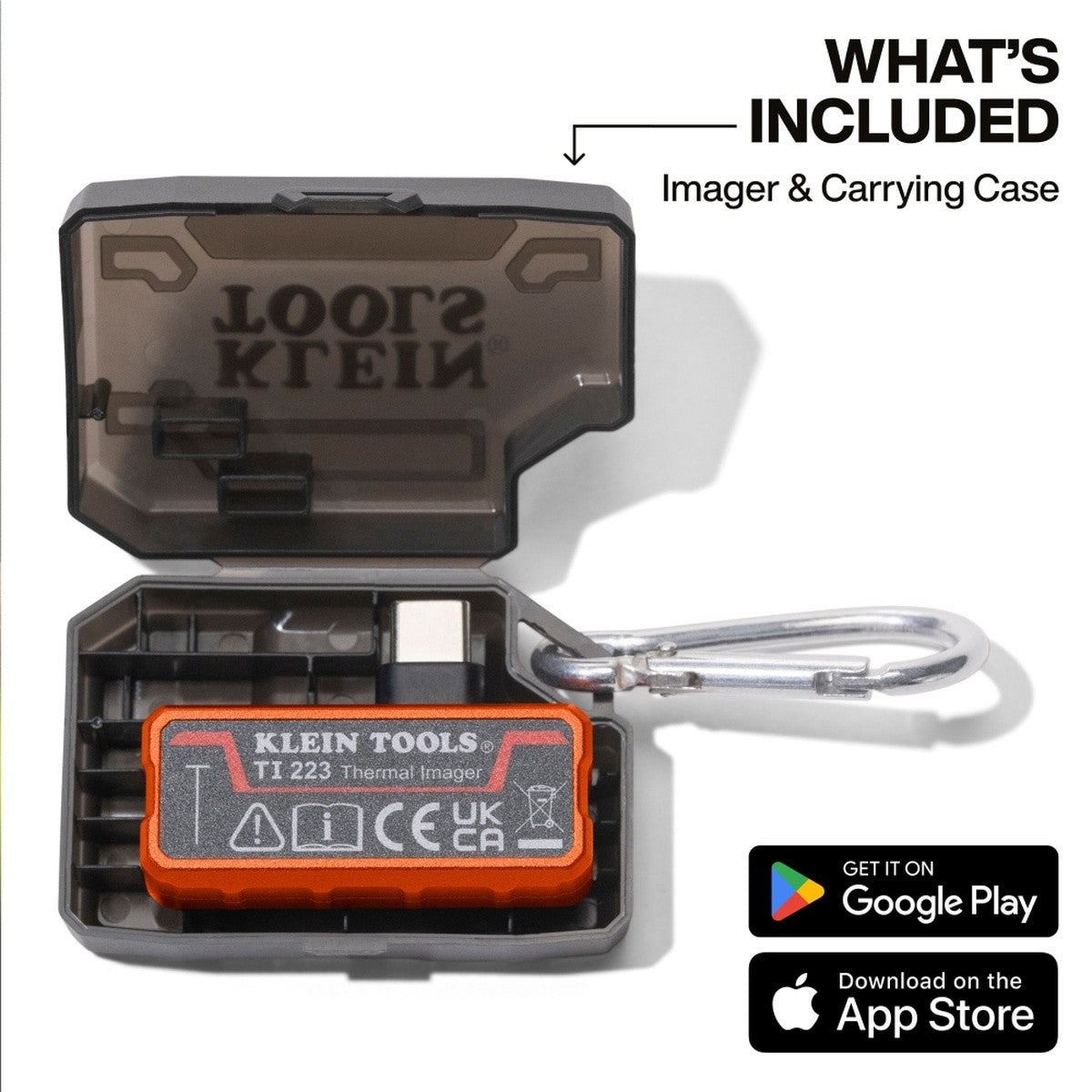 Klein TI223 Mobile Thermal Imager for Android and iOS with 19,200 Pixel Resolution USB C Connectivity (1 Pack) - 3