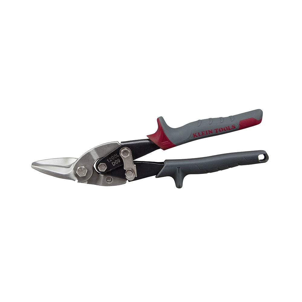 Klein 1200L Aviation Snips with Wire Cutter, Left