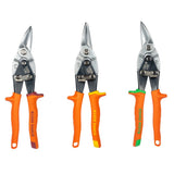 Klein Tools 120AVSKIT Aviation Snips Forged Steel Serrated Blades 10.06" (3 Pack)