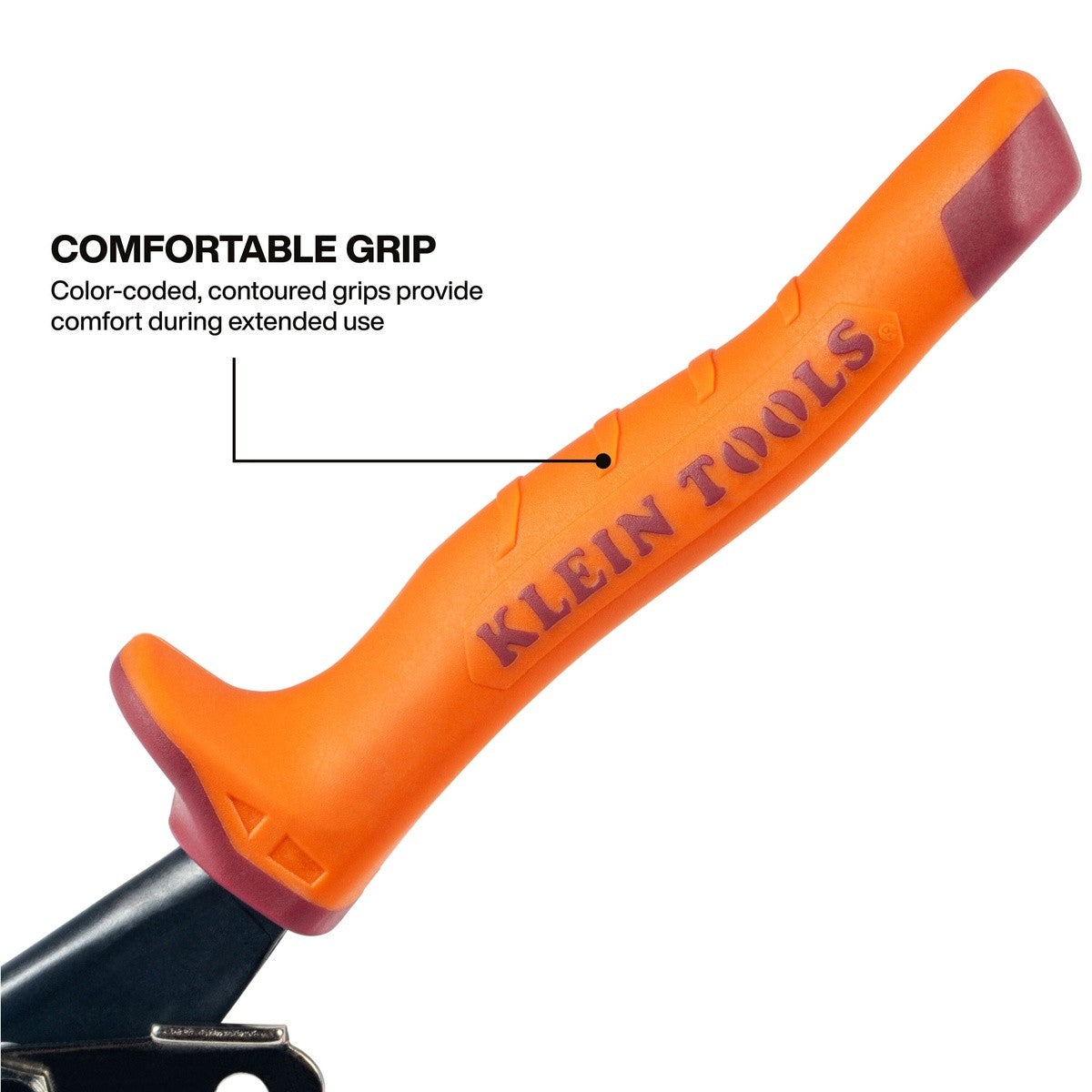 Klein Tools 120AVSKIT Aviation Snips Forged Steel Serrated Blades 10.06" (3 Pack) - 4