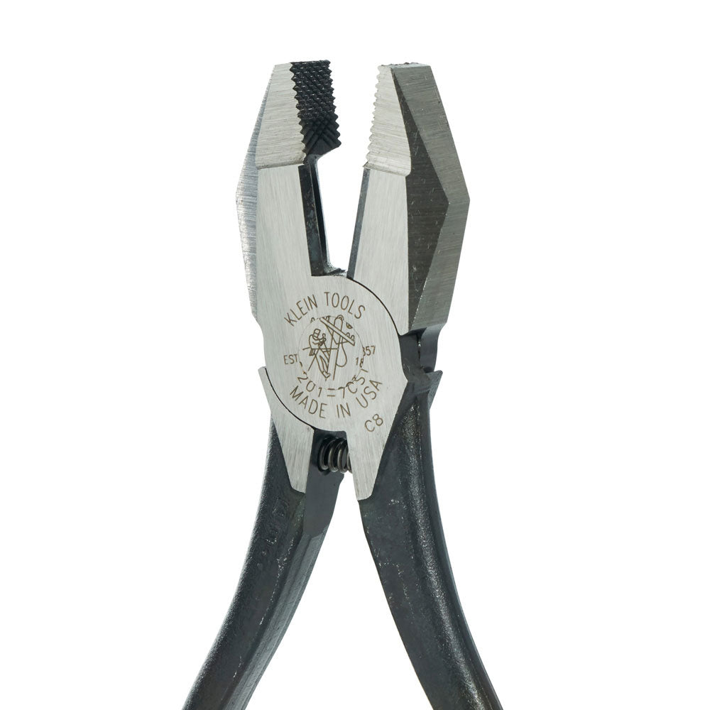 Klein 201-7CST Rebar Work Pliers, Plain Handle - 4