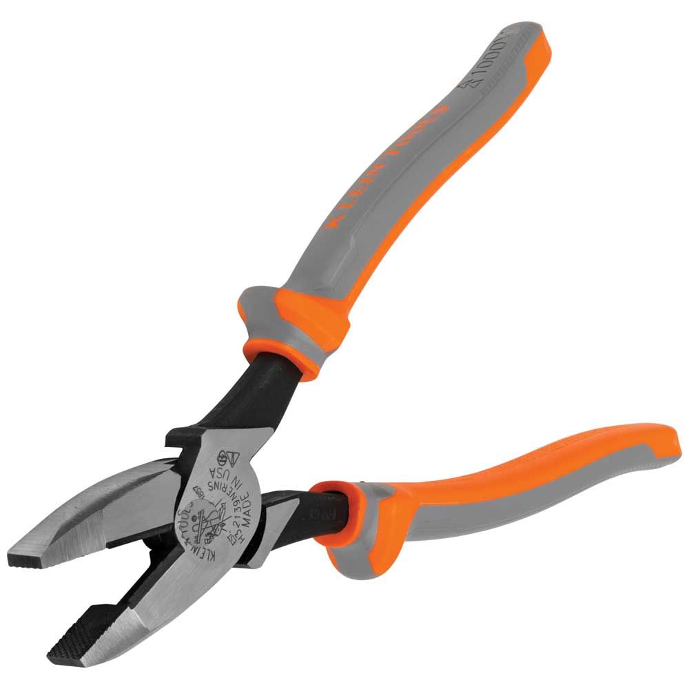 Klein 2139NERINS Insulated Pliers, Side Cutters, 9" - 5