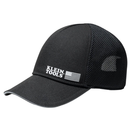 Klein Tools 22014 Adjustable Mesh Back Cap with Wide Sweatband 5" Overall Height Black