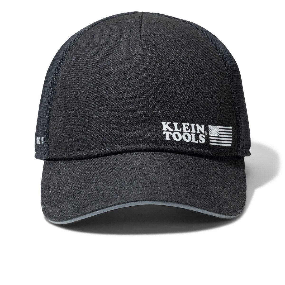 Klein Tools 22014 Adjustable Mesh Back Cap with Wide Sweatband 5" Overall Height Black - 2