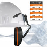 Klein Tools 22029 Slim Non-Conductive Hard Hat Earmuffs with 27 dB NRR - 4