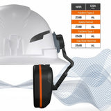Klein Tools 22029 Slim Non-Conductive Hard Hat Earmuffs with 27 dB NRR - 4