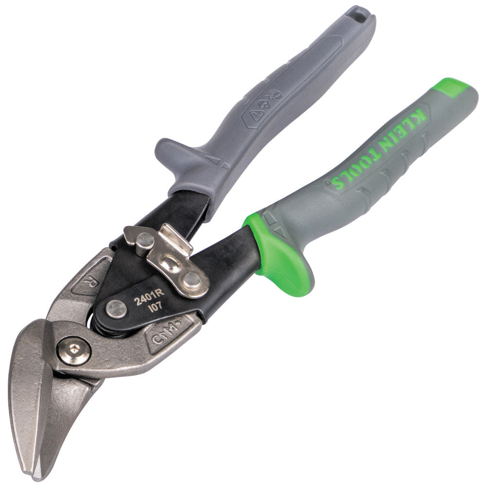 Klein 2401R Offset Right-Cutting Aviation Snips - 4