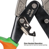Klein 2403RL 12.5" Offset Aviation Snips with Left and Right Cutting Patterns (2 Pack) - 3