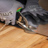 Klein 2403RL 12.5" Offset Aviation Snips with Left and Right Cutting Patterns (2 Pack) - 8