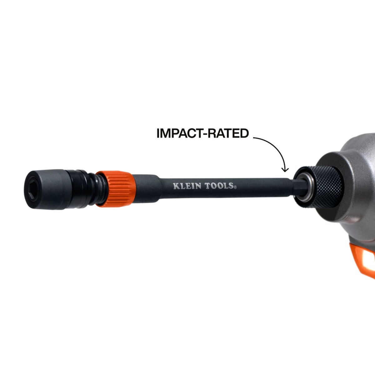 Klein Tools 31088 6-Inch Dual-Lock Impact Extension for Impact Drivers, 1/4 in. Hex - 5