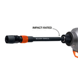 Klein Tools 31088 6-Inch Dual-Lock Impact Extension for Impact Drivers, 1/4 in. Hex - 5