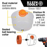 Klein 31101 Collapsible Hole Saw Dust Bowl - 2