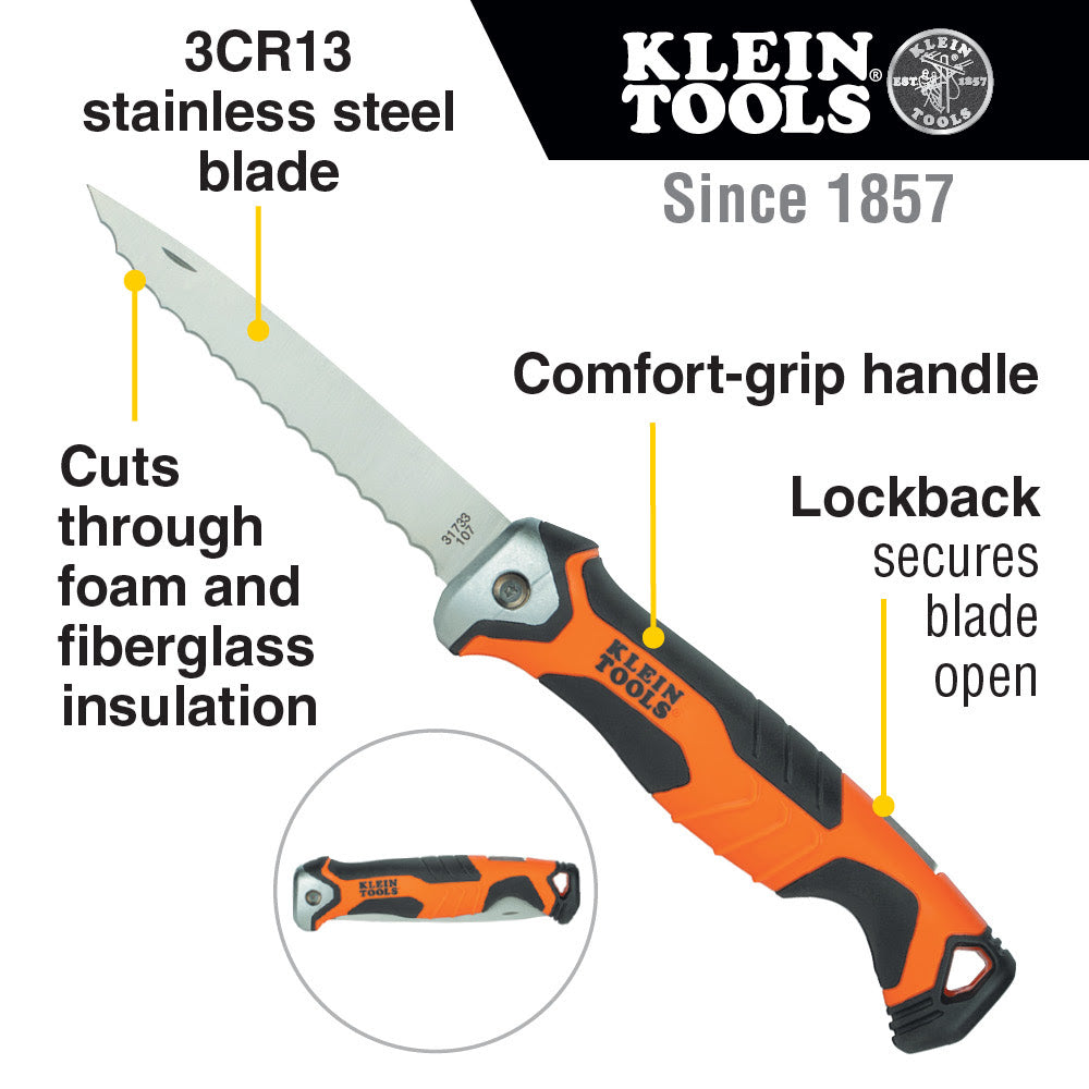 Klein 31733 Folding Insulation Cutter - 2