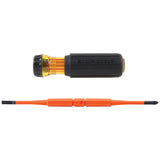 Klein 32286 2-in-1 Insulated Flip-Blade Screwdriver, #1 Ph, 3/16" Sl - 3