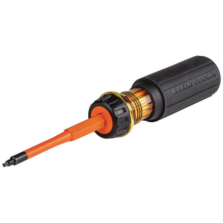 Klein 32287 2-in-1 Insulated Flip-Blade Screwdriver, #1/#2 Square