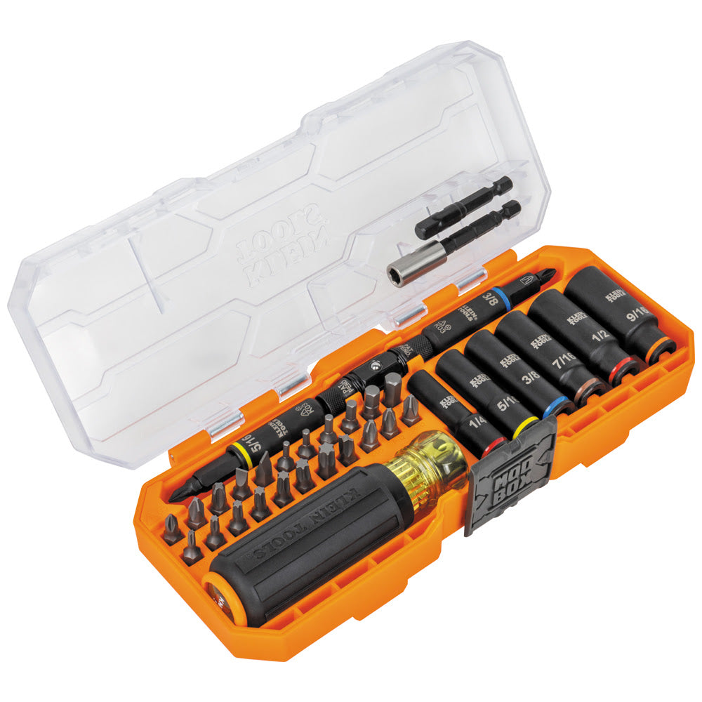 Klein 32502HD KNECT Impact-Rated Screwdriver and Socket Set with Case, 41-Piece - 3