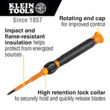 Klein 32584INSR 8-in-1 Insulated Precision Screwdriver Set with Case - 2