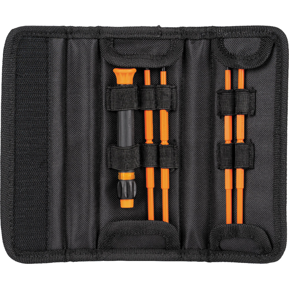 Klein 32584INSR 8-in-1 Insulated Precision Screwdriver Set with Case - 8