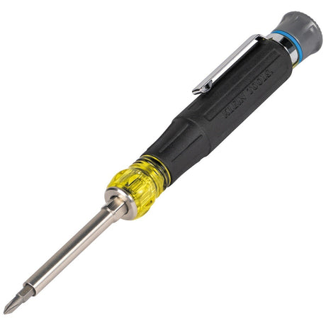 Klein Tools 32611P 13-in-1 Multi-Bit Pocket Precision Screwdriver with Spin Cap and Cushion-Grip Handle (1 Piece)