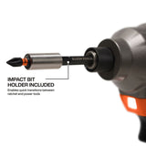 Klein Tools 32787S ProFlex micro ratchet impact bit set with magnetic bit holder and slim case (20 Piece) - 6