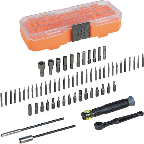 Klein 32787 Precision Ratchet and Driver System, 64-Piece