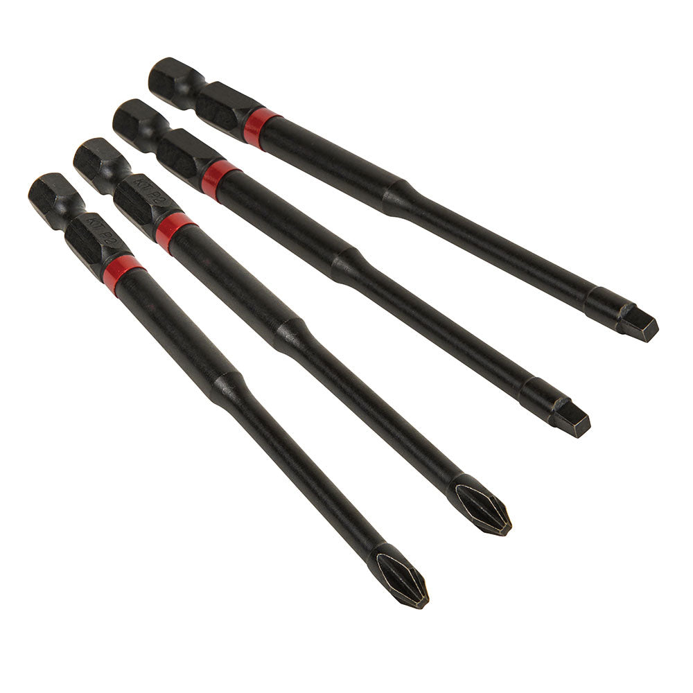 Klein Tools 32795 Pro Impact Power Bits, Assorted 4-Pack - 7