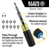 Klein 32809MAGM 11-in-1 Pass-Through Magnetic Multi-Nut Driver, Metric - 2