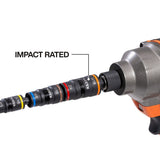 Klein Tools 32933KIT Impact Rated Flip Socket Set SAE and Metric 5" Standard Shaft (8 Piece) - 6