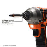 Klein Tools 33001S ProFlex PH2 and T25 Impact-Rated Bit Set with Slim MODbox Case (20 Piece) - 7