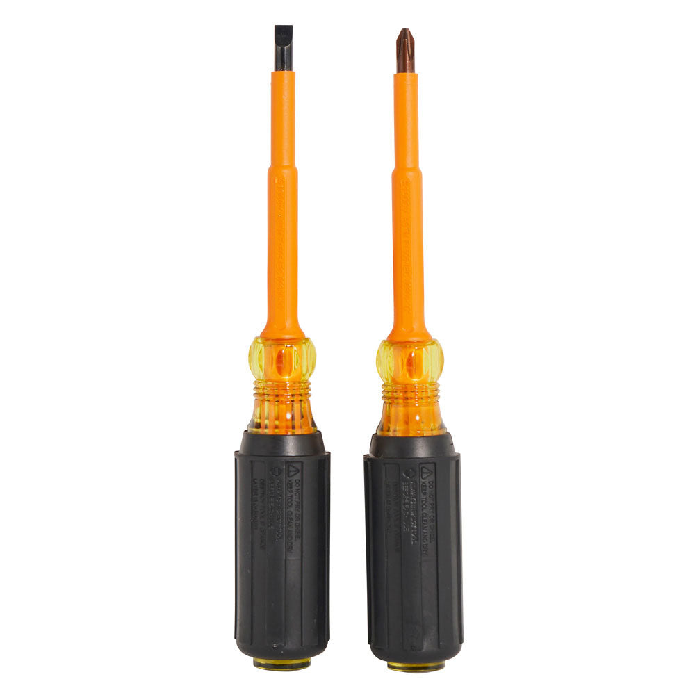 Klein 33532-INS Insulated Screwdriver Set, Slotted and Phillips, 2-Piece - 3