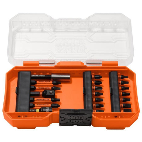 Klein Tools 33801B Impact Driver Bit Set with MODbox Compatible Case and Magnetic Bit Holder (21 Piece)