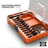 Klein Tools 33801S Slim ProFlex Impact Bit Set with Magnetic Bit Holder and Slim Case (12-Piece) - 4